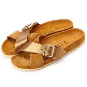 BIRKENSTOCK Siena size 36 golden brown New without box
